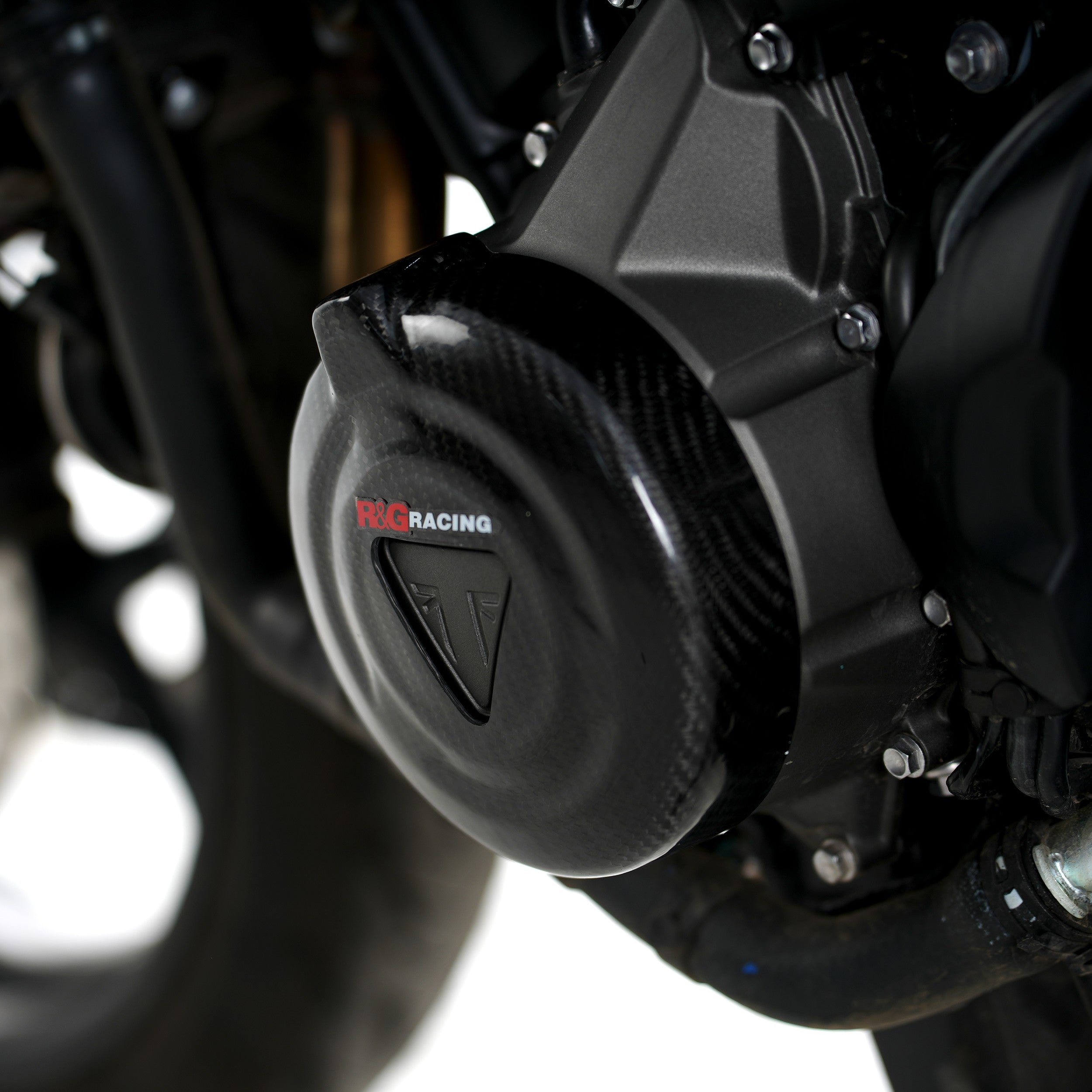 Carbon Fibre Engine Case Slider (LHS) for Triumph Trident 660 '21-, Daytona 660 '24- & Tiger Sport 660 '22- '24