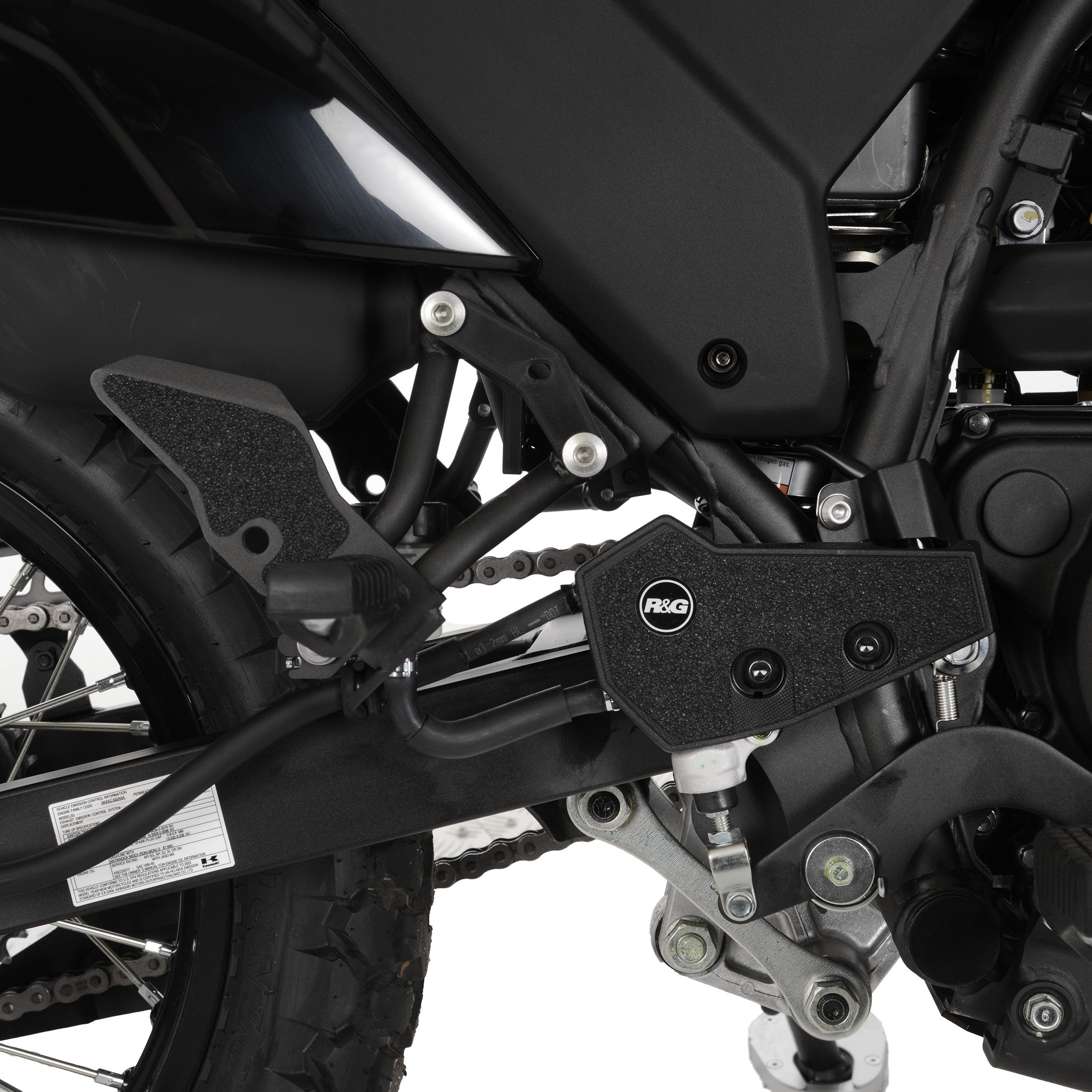 R&G Boot Guard Kit for Kawasaki KLR 650 '22- '24