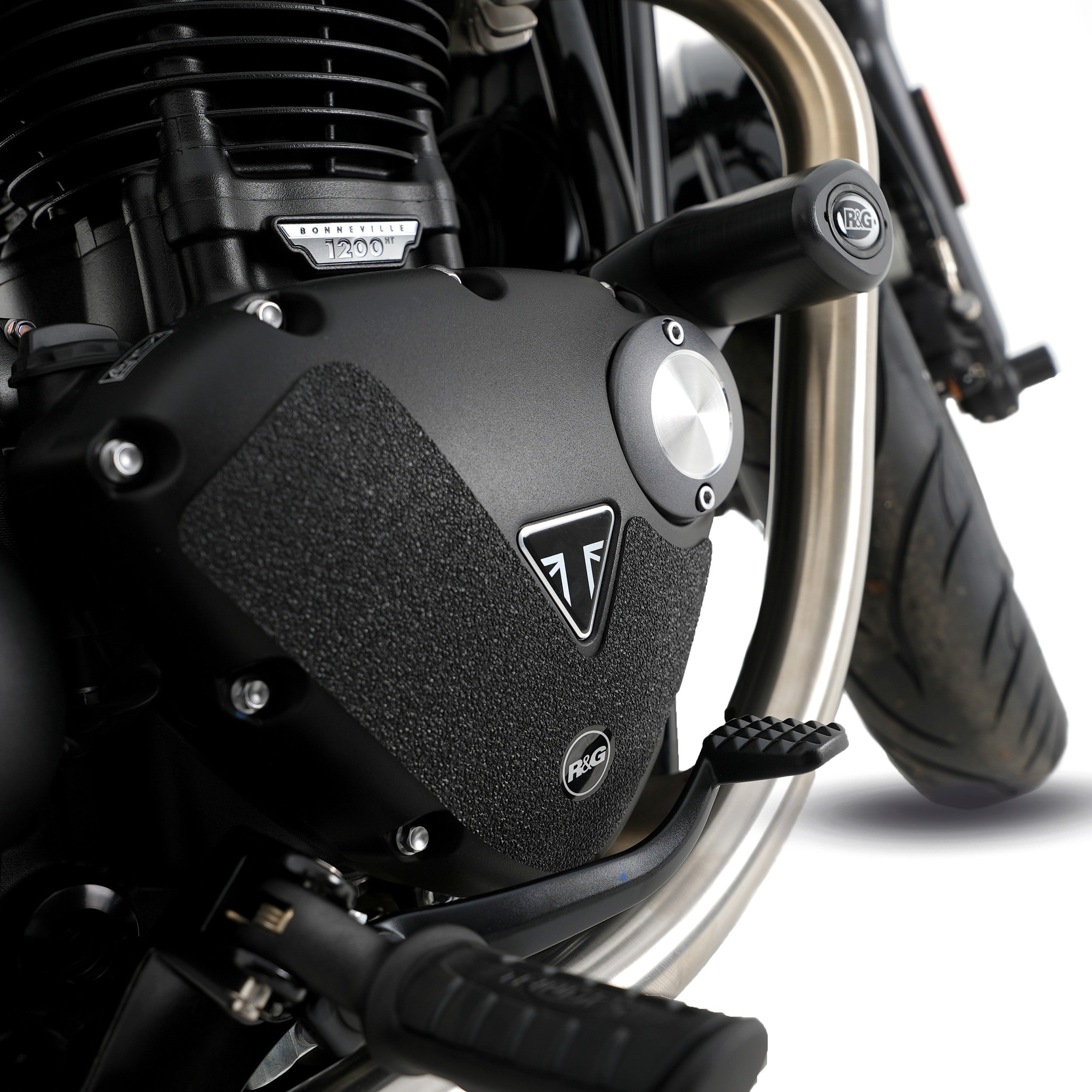 R&G Boot Guard Kit for Triumph Bonneville Bobber '17-25 & Street Cup '17-