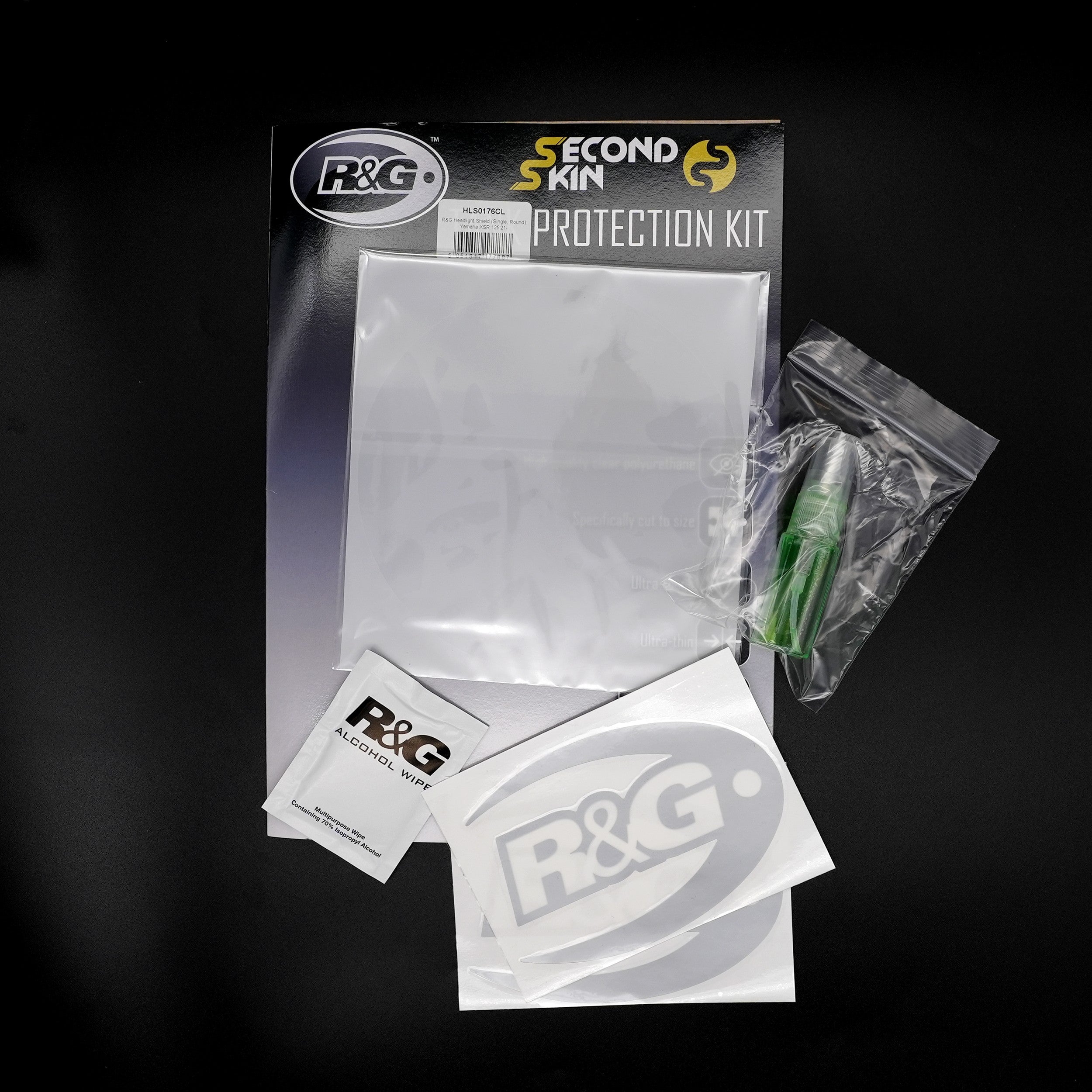 Headlight Shields for multiple Yamaha models, Kawasaki Vulcan VN900 Custom '06-'16, Honda GB350S ’25-, Triumph Speed Twin 1200 '24-, Speed 400 '24-, Scrambler 400X '24- & Norton Commando 961 Sport '23-25(Single, Round, Second Skin Type).
