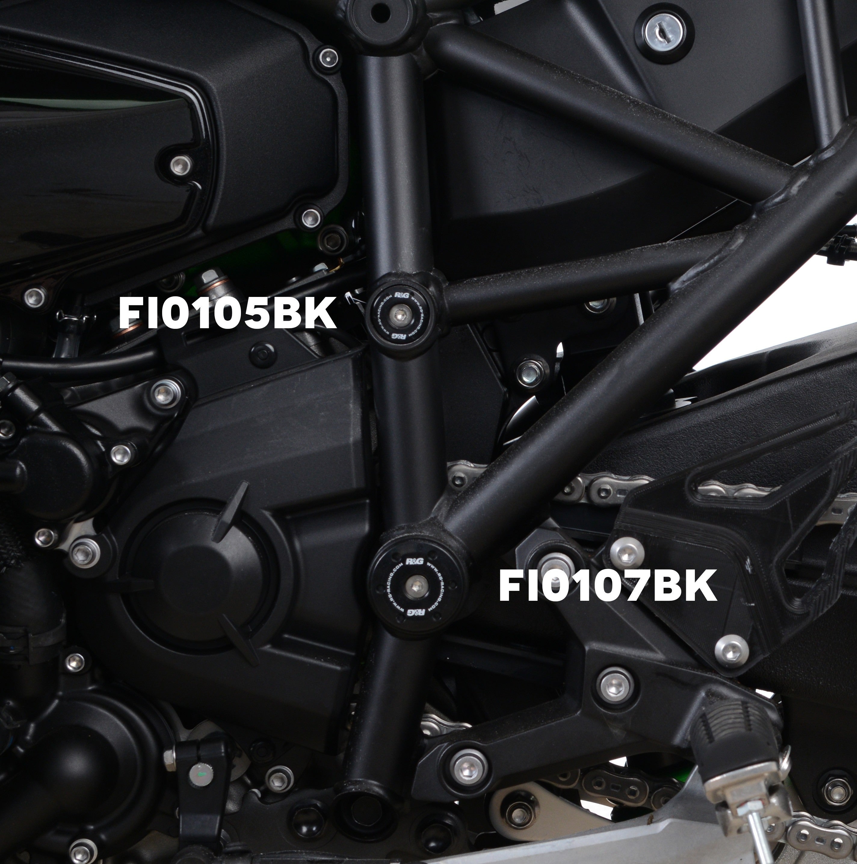 Frame Plug for Kawasaki Ninja H2(R) '15- '24  & Ninja H2 SX '18- '24 (LHS, Lower)