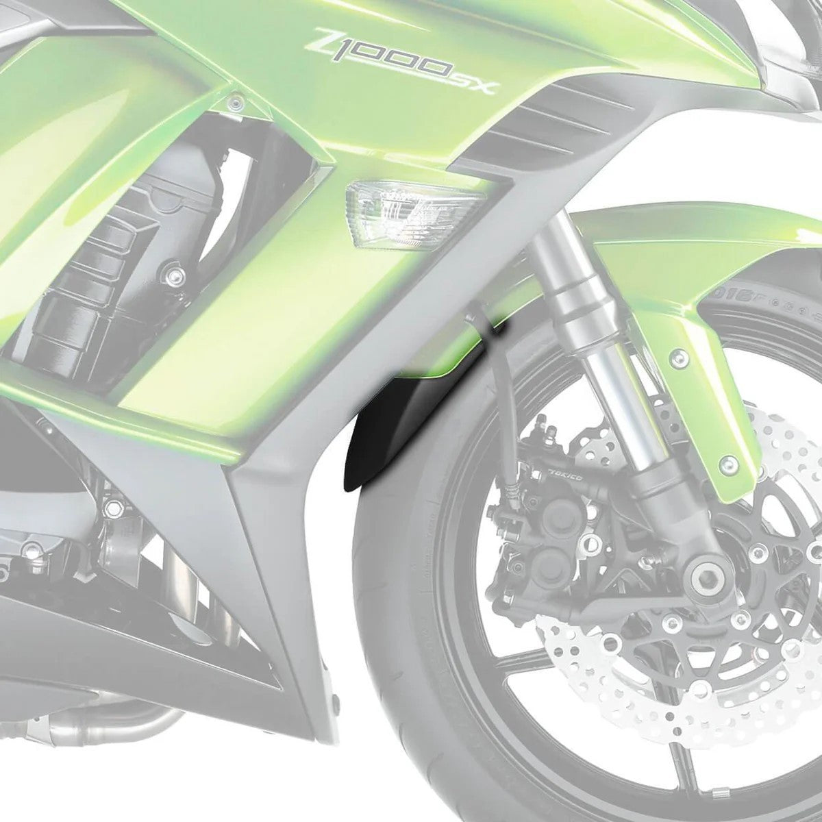 R&G Fender Extender for Kawasaki Z 1000 '15-, Z 1000 R '14-, Z 1000 SX '11-'19, Ninja ZX-6R '13-'18, Z 800 '13-'16, Z 800 E '13-'16 & ZX10-R '11-'16.