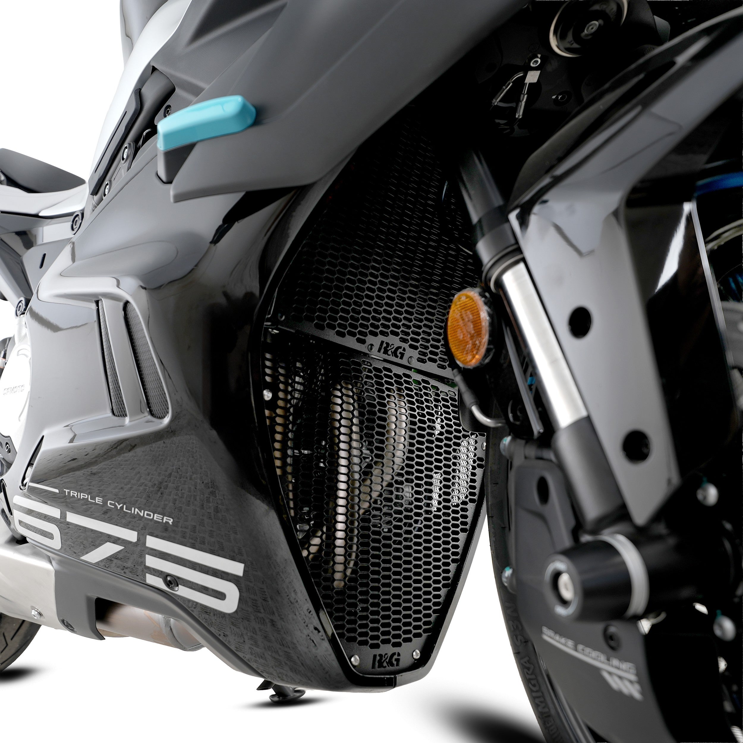 PRO Radiator Guard and PRO Downpipe Grille Kit for CFMoto 675 SR-R '25- & 675 SS '25-
