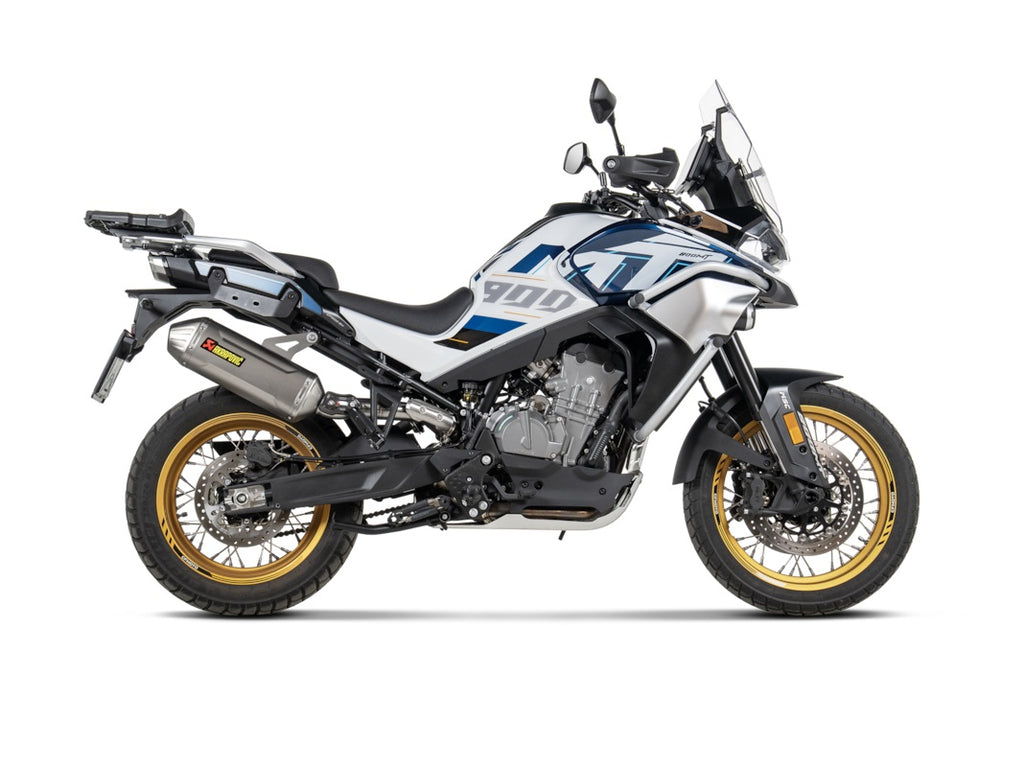 CF MOTO, 800 MT Sport / Touring, 2022, 2025, Akrapovic Exhausts, S-CF8SO4-HFTT