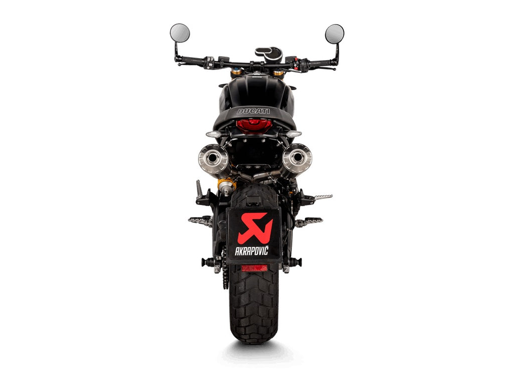 DUCATI Scrambler 1100 Tribute Pro 2022-2024 - Akrapovic Exhausts - S-D11SO13-HBFGT