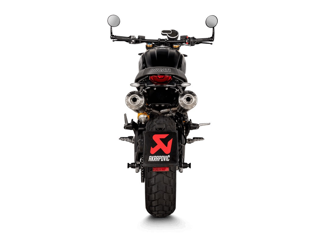 DUCATI Scrambler 1100 Tribute Pro 2022-2024 - Akrapovic Exhausts - S-D11SO13-HBFGT