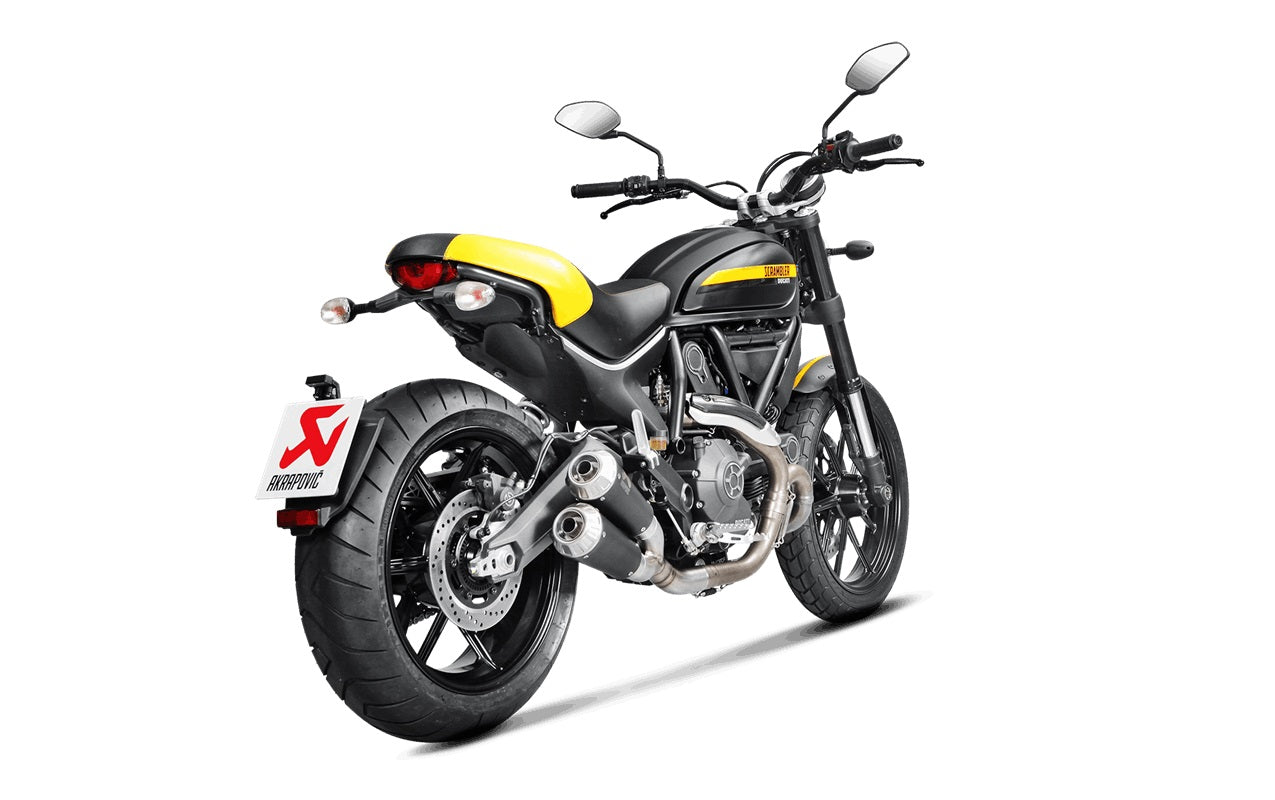 DUCATI Scrambler Icon (800cc) 2015-2020 - Akrapovic Exhausts - S-D8SO4-CUBTBL-1