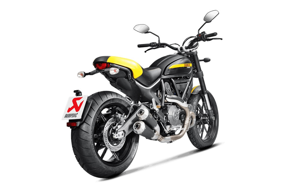 DUCATI Scrambler Classic (800cc) 2015-2020 - Akrapovic Exhausts - S-D8SO4-CUBTBL-1