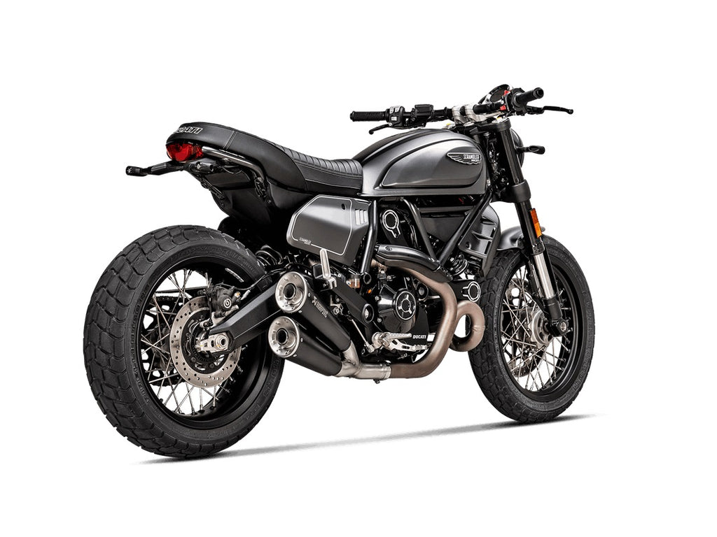 DUCATI Scrambler Nightshift (800cc) 2021-2022 - Akrapovic Exhausts - S-D8SO6-ISSSBL