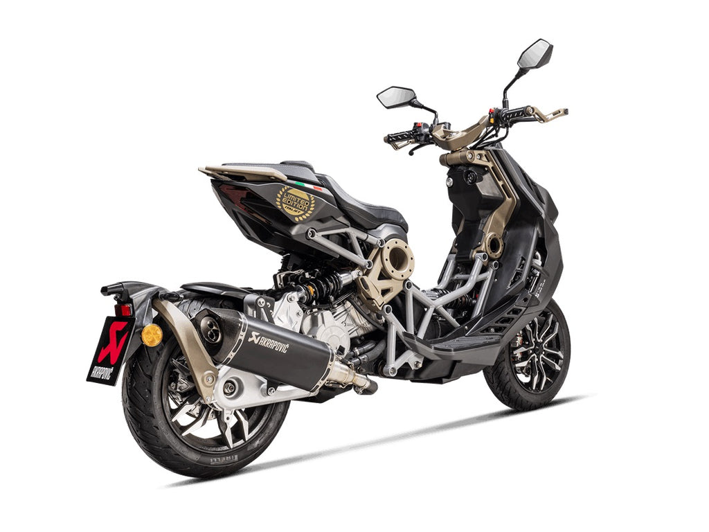 ITALJET Dragster 125 / 200 2021-2024 - Akrapovic Exhausts - S-IT125SO1-HRTBL