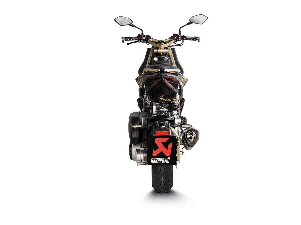 ITALJET Dragster 125 / 200 2021-2024 - Akrapovic Exhausts - S-IT125SO1-HRTBL