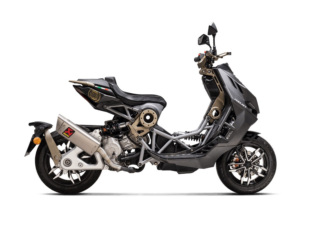 ITALJET Dragster 125 / 200 2021-2024 - Akrapovic Exhausts - S-IT125SO2-APT