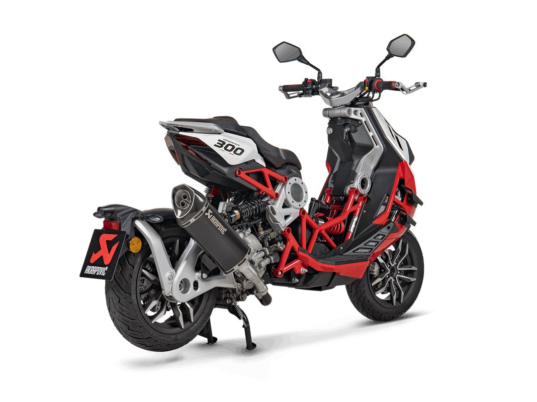 ITALJET Dragster 300 2024 - Akrapovic Exhausts - S-IT3SO1-HRTBL
