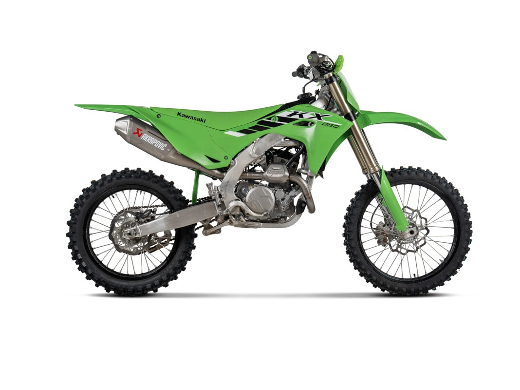 KAWASAKI, KX250 / X / XC, 2025, 2026, Akrapovic Exhausts, S-K2MET10-FDHLTA
