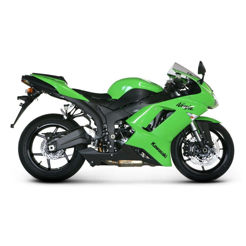 KAWASAKI ZX-6R 2007-2008 - Akrapovic Exhausts - S-K6SO5-HACT