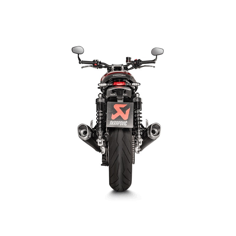 TRIUMPH Speed Twin 2019-2020 - Akrapovic Exhausts - S-T12SO2-HCQTBL