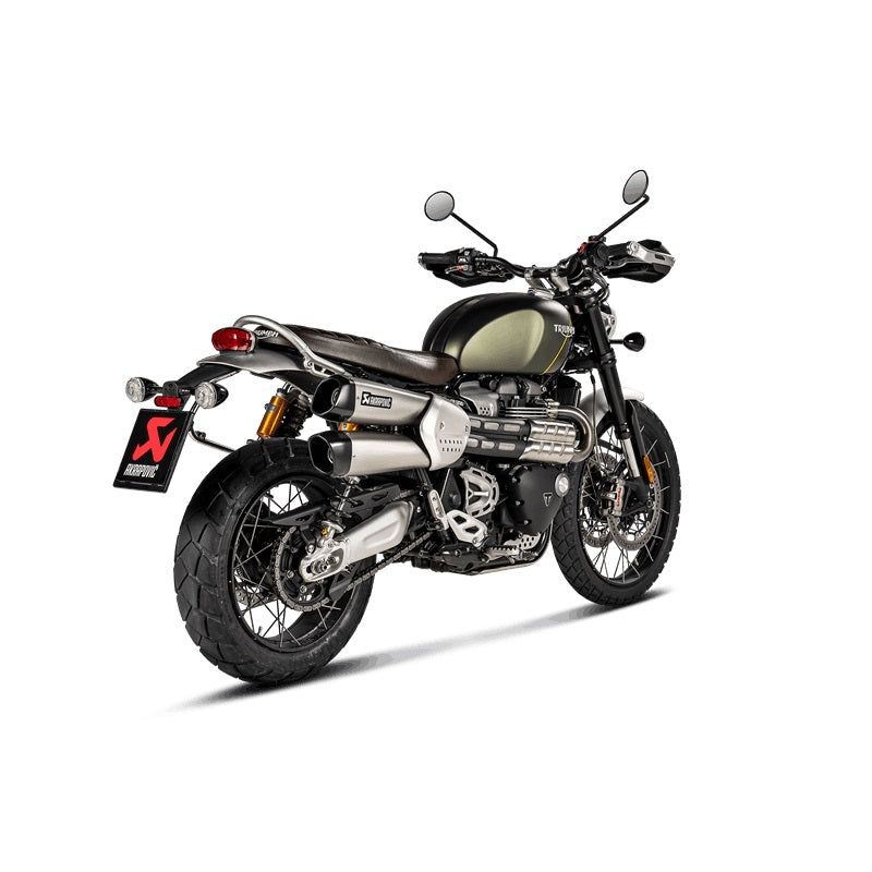 TRIUMPH Scrambler 1200 XC / XE 2019-2020 - Akrapovic Exhausts - S-T12SO3-HCQT