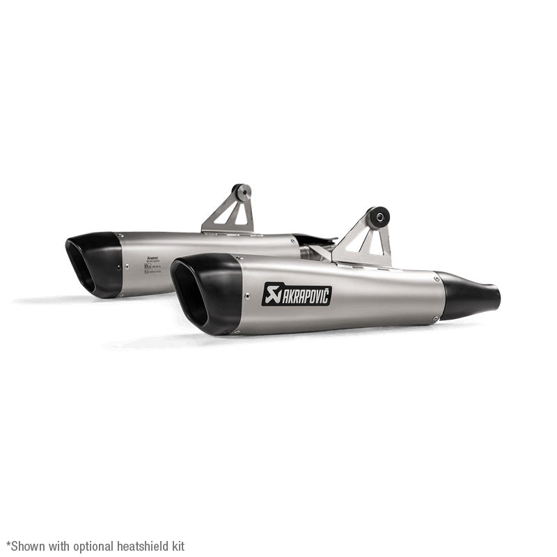 TRIUMPH Bonneville T120 (1200cc) 2016-2020 - Akrapovic Exhausts - S-T12SO4-HCQT