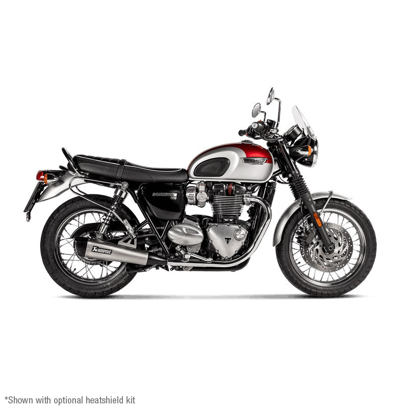 TRIUMPH, Bonneville T120 (1200cc), 2016, 2020, Akrapovic Exhausts, S-T12SO4-HCQT