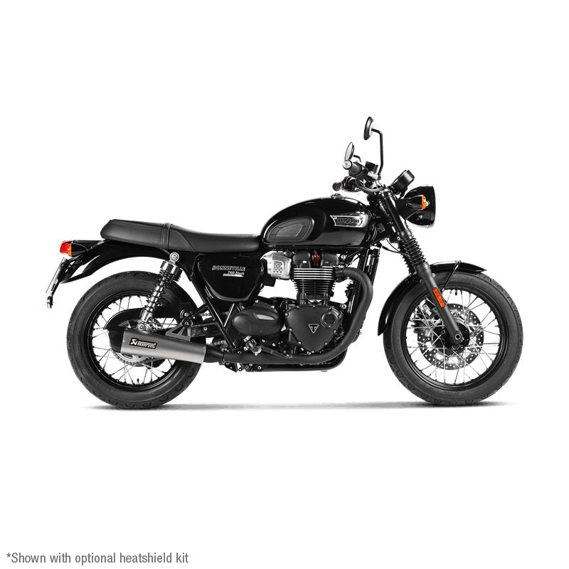 TRIUMPH Bonneville T100 (900cc) 2017-2020 - Akrapovic Exhausts - S-T12SO4-HCQT