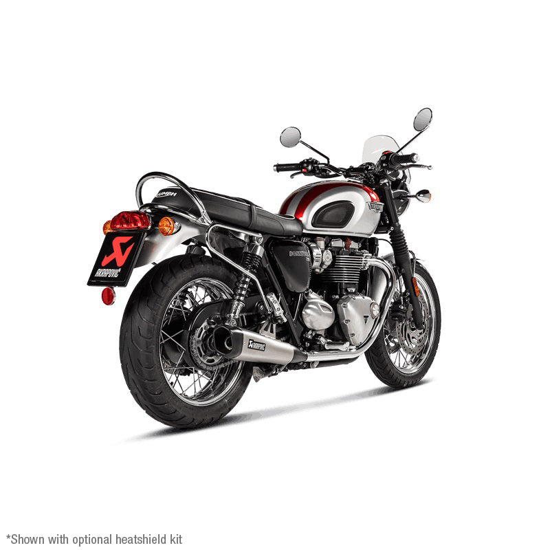 TRIUMPH Bonneville T120 (1200cc) 2016-2020 - Akrapovic Exhausts - S-T12SO4-HCQT