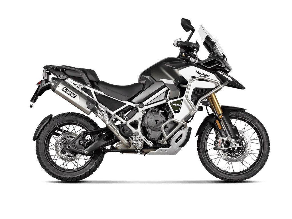 TRIUMPH Tiger 1200 X / Explorer All Models 2022-2024 - Akrapovic Exhausts - S-T12SO6-HJA