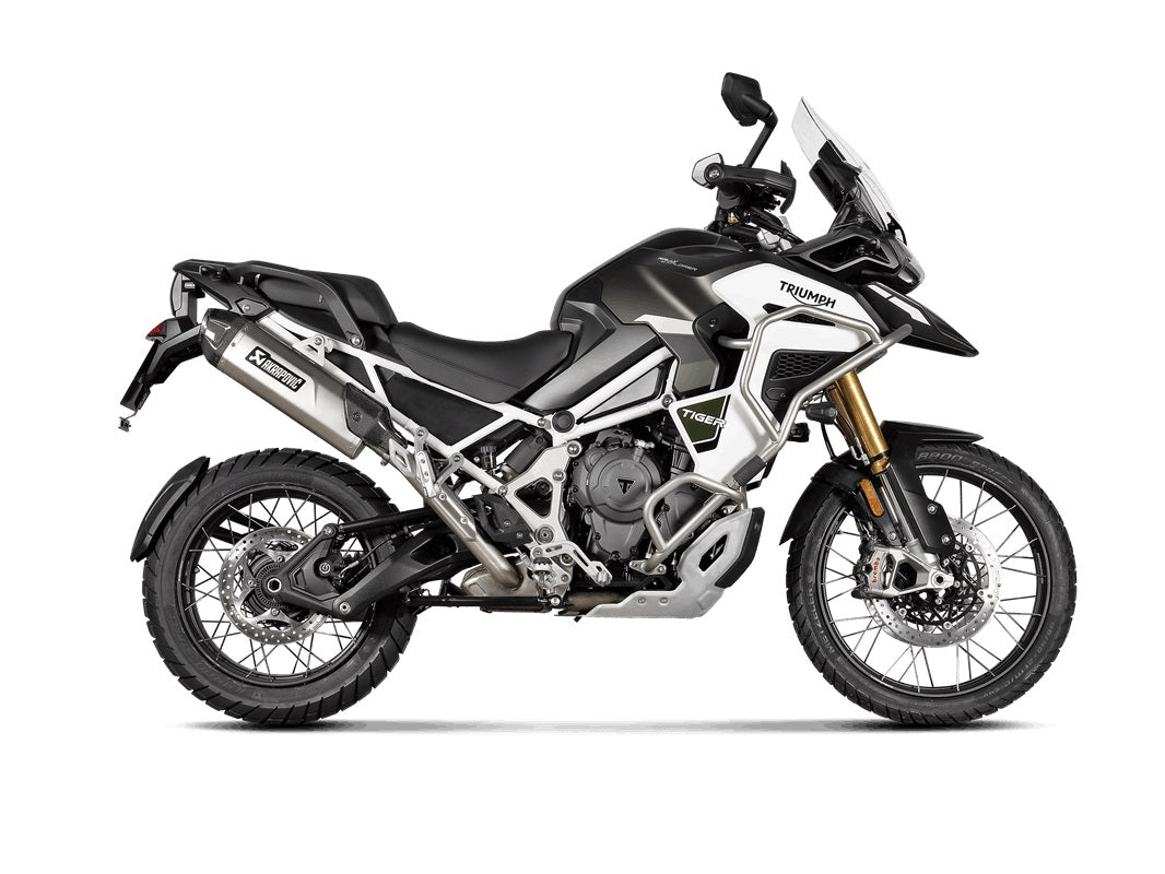 TRIUMPH Tiger 1200 X / Explorer All Models 2022-2024 - Akrapovic Exhausts - S-T12SO6-HJA