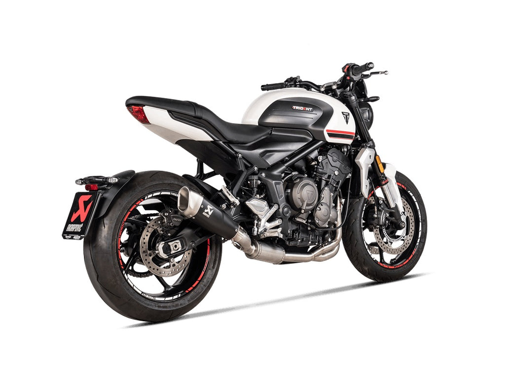TRIUMPH, Trident 660, 2021, 2026, Akrapovic Exhausts, S-T6R2-CQTBL-B