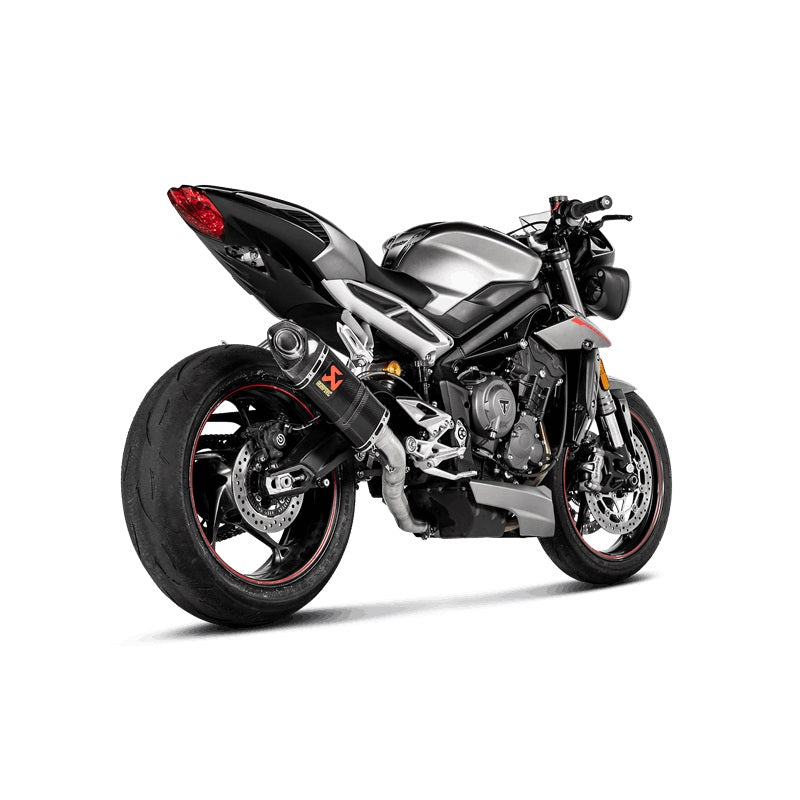 TRIUMPH, Street Triple 765 All variants, 2017, 2019, Akrapovic Exhausts, S-T7SO2-APC