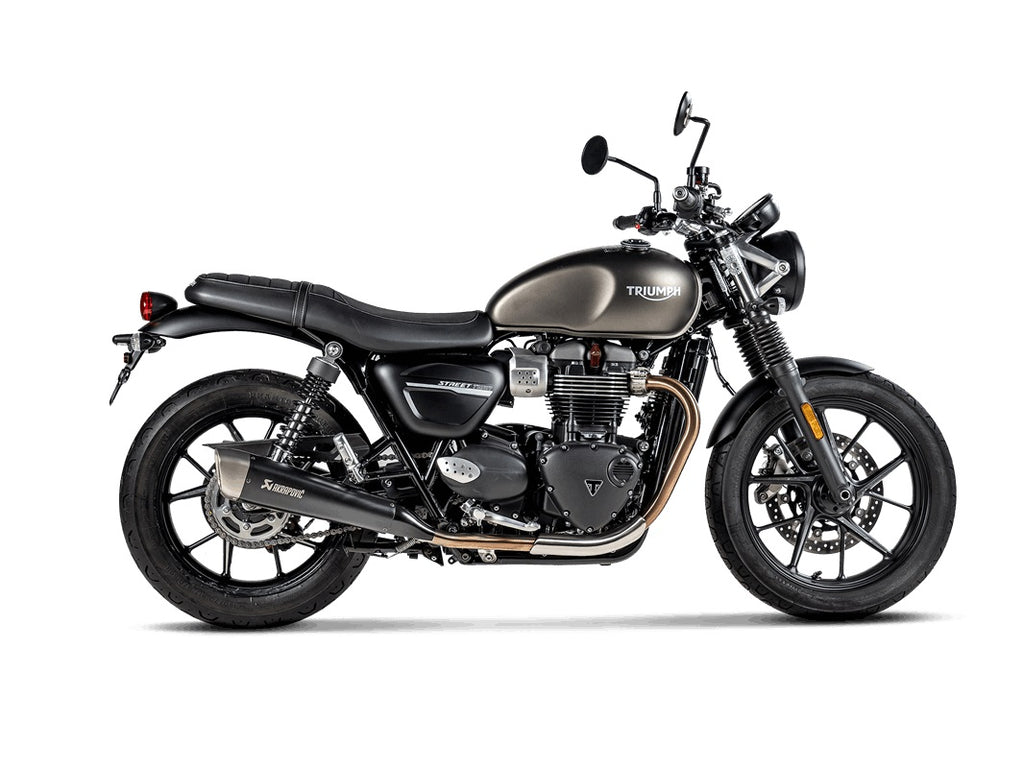 TRIUMPH, Street Twin / Street Cup (900cc), 2019, 2020, Akrapovic Exhausts, S-T9SO2-HCQTBL