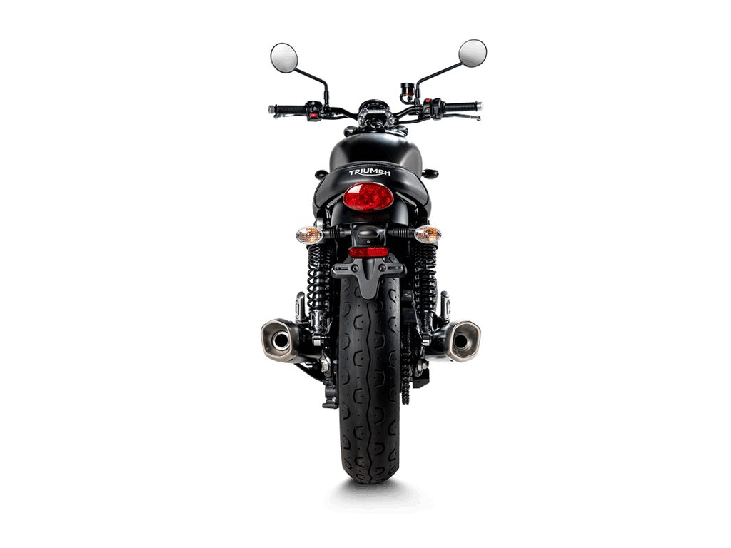 TRIUMPH Street Twin / Street Cup (900cc) 2019-2020 - Akrapovic Exhausts - S-T9SO2-HCQTBL