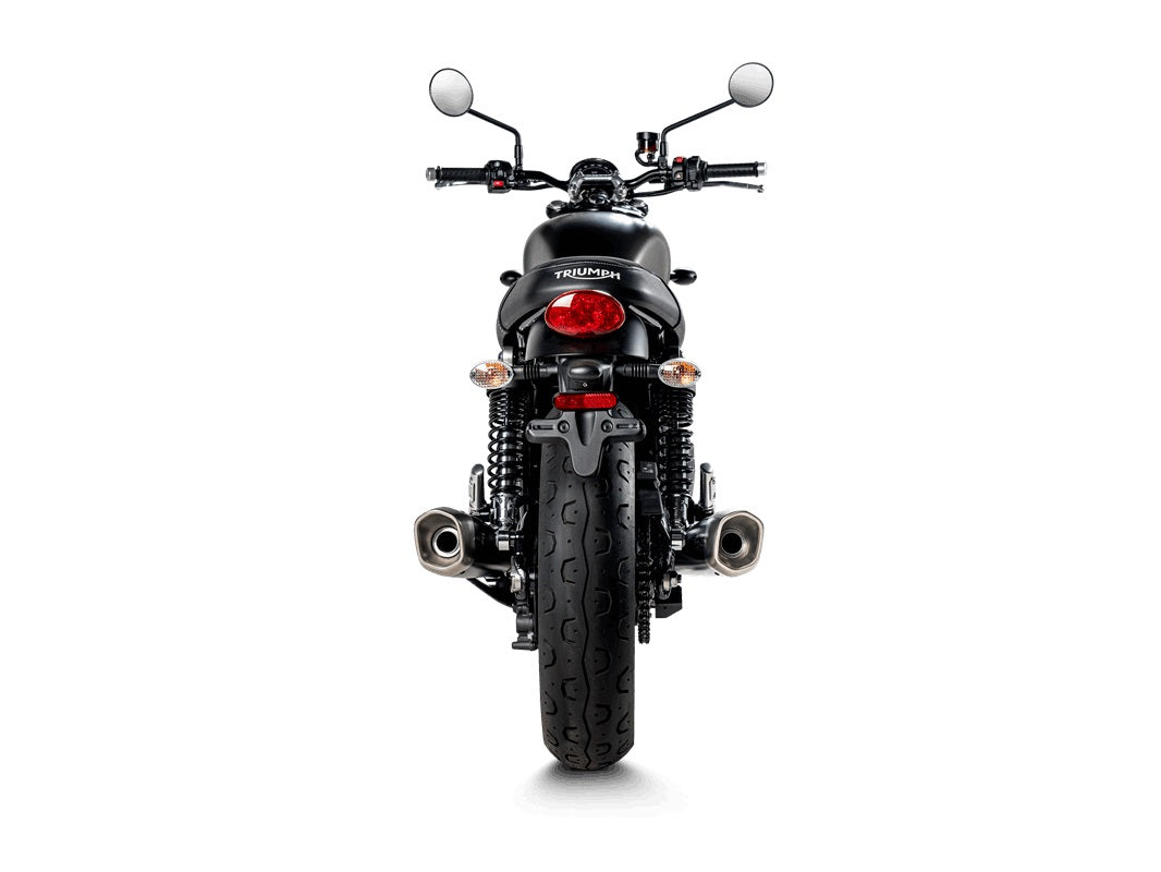 TRIUMPH Street Twin / Street Cup (900cc) 2019-2020 - Akrapovic Exhausts - S-T9SO2-HCQTBL
