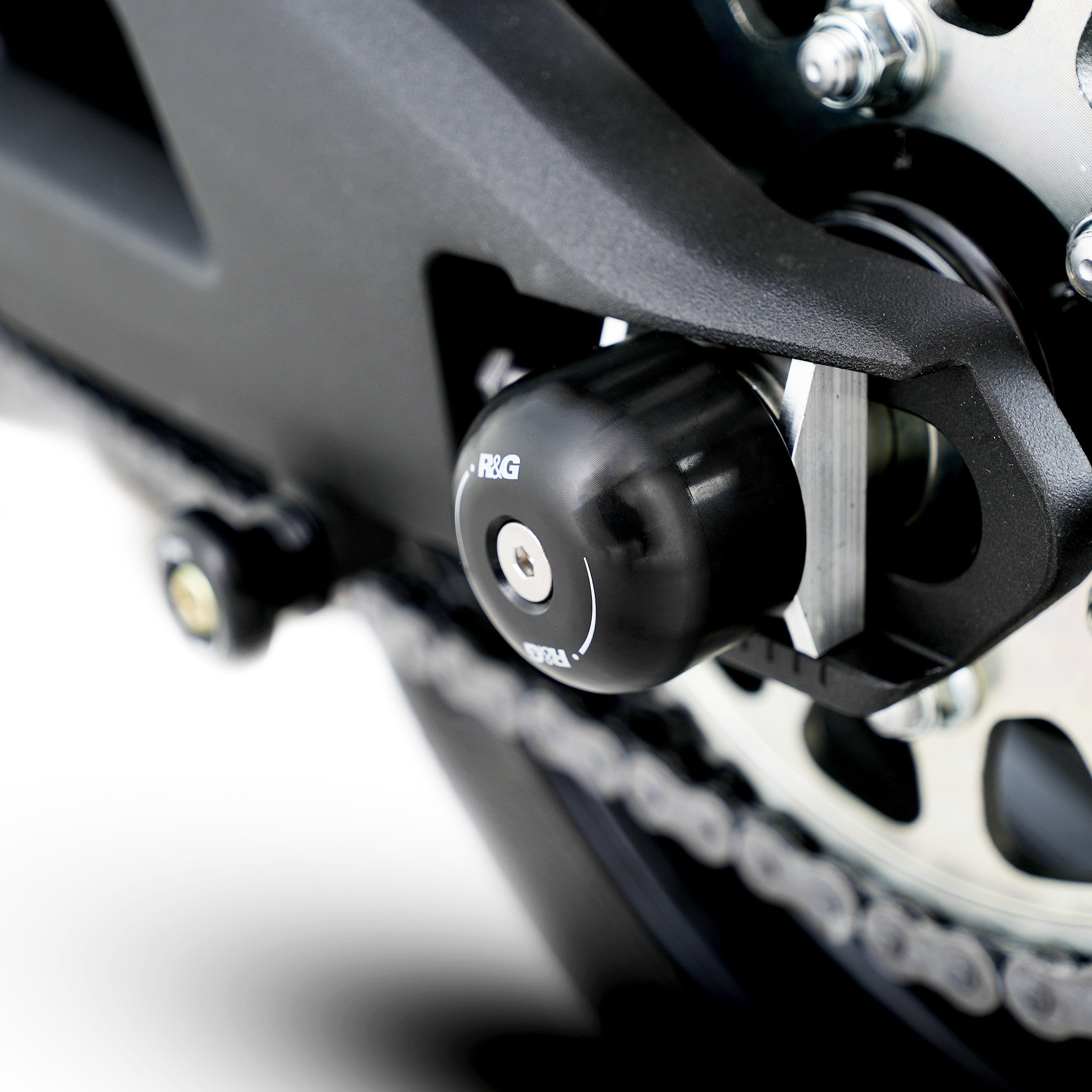 R&G Swingarm Protector for Aprilia Caponord 1200 '13-, Kawasaki ZX-10R ‘26- & ZX-10RR '21-(LHS)