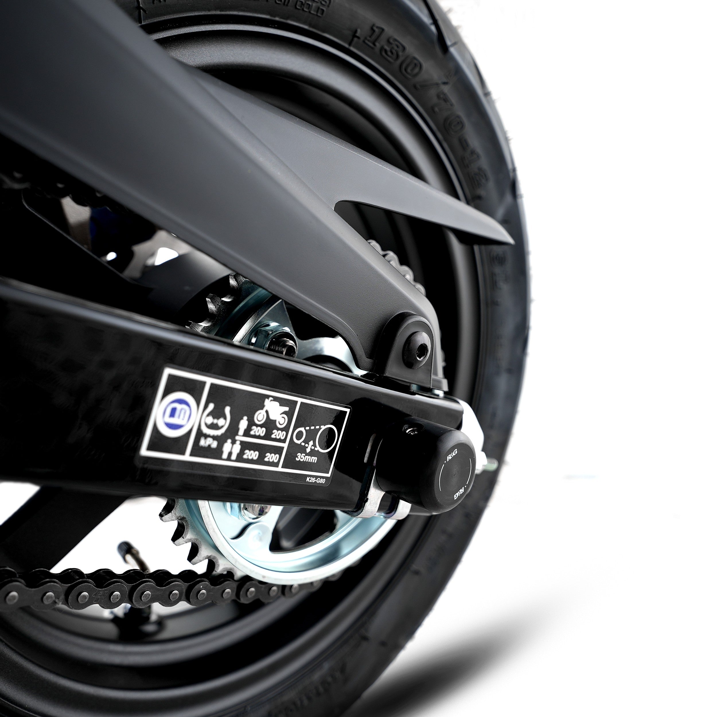 Spindle Sliders for Honda MSX125 '13-, Honda GROM 125 '13-, Honda Monkey '18- & Dax 125 '22-