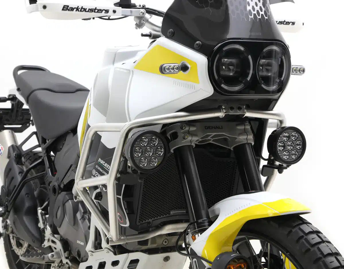 Denali OE Crashbar Light Mounts - Ducati DesertX