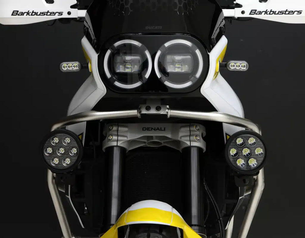 Denali OE Crashbar Light Mounts - Ducati DesertX