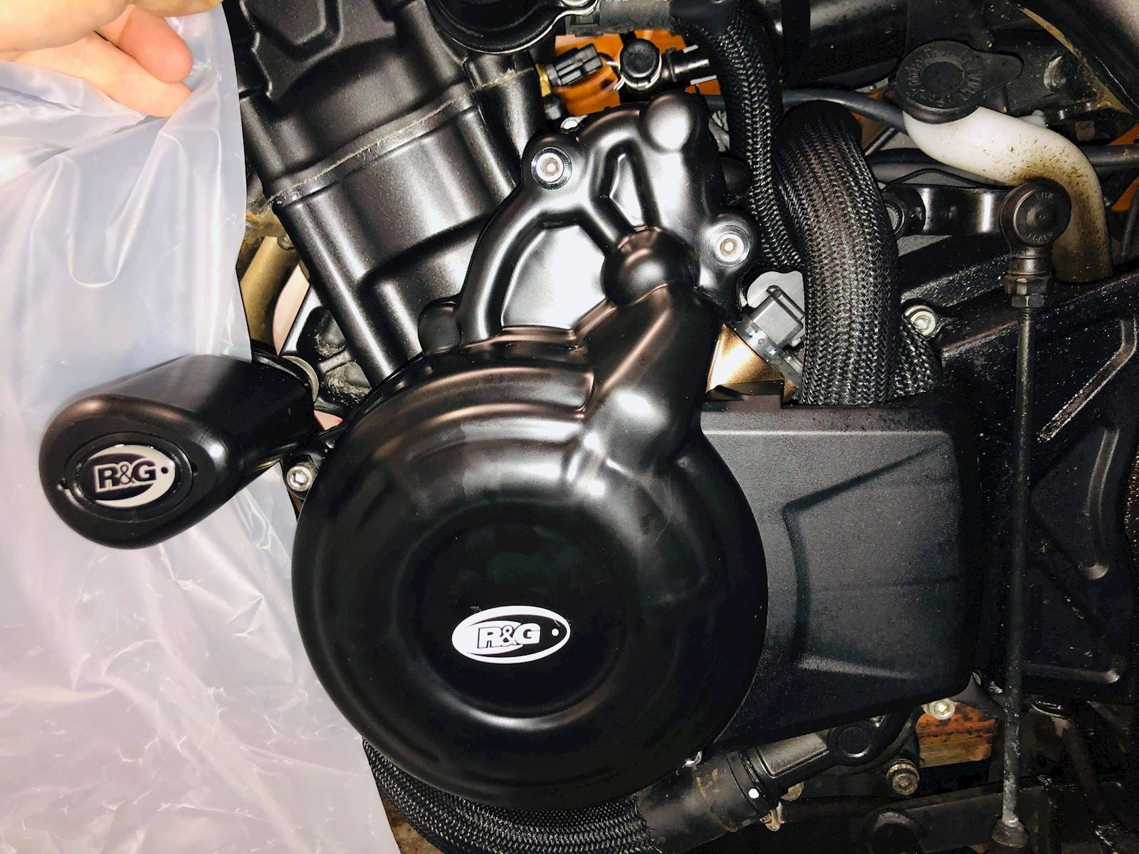 Engine Case Cover Kit (2pc) for Honda CBR500R '19-, CB400X '19-, CB500F '19-'23, CB500X '19- & CL500 '23- '24, NX500 '24-'25
