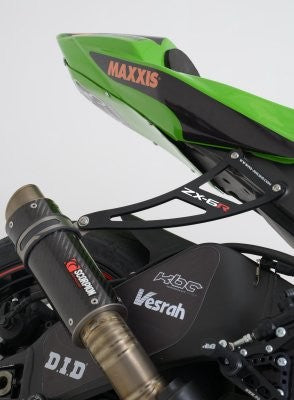 Exhaust Hanger And Footrest Blanking Plate For Kawasaki ZX6R '09-