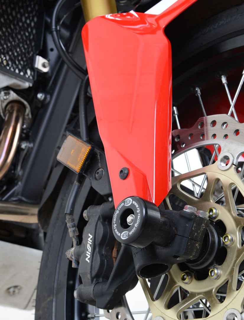 Fork Protectors for the Honda CRF1100L Africa Twin Adventure Sports DCT '20-, CRF1000L Africa Twin '16-, CRF1100L Africa Twin '20- and 3 others.