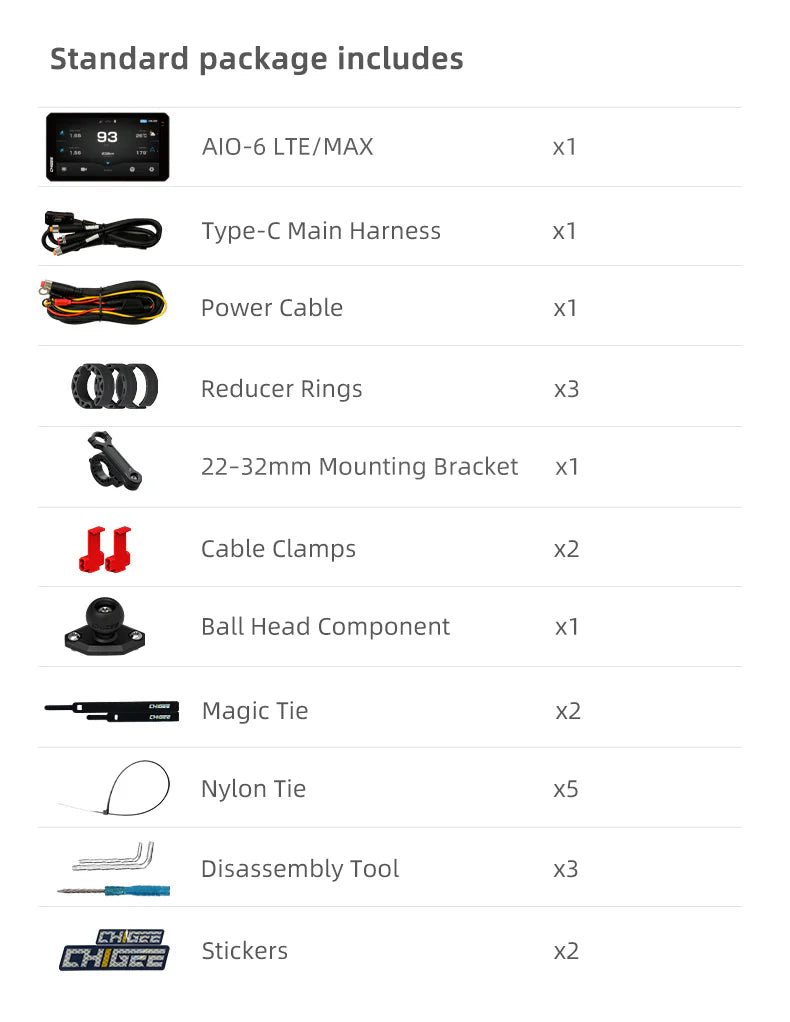 Chigee AIO-6 Max Smart Riding Display