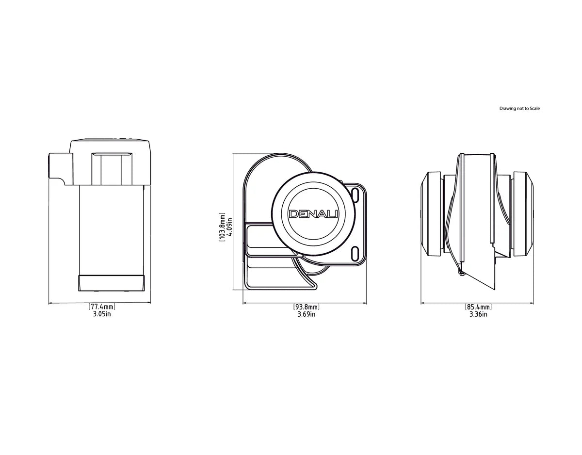 Denali SoundBomb Split Dual-Tone Air Horn